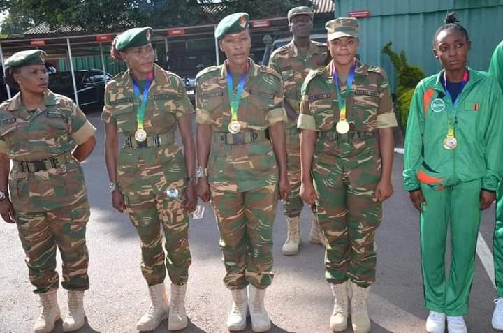 Army Awards Africa Netball Cup Winners.