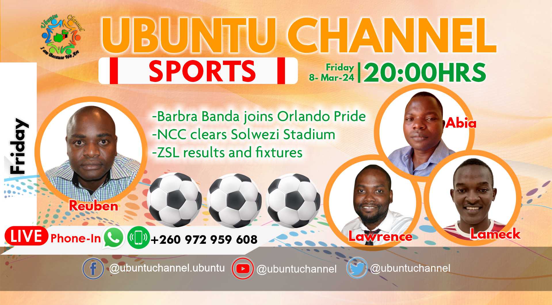 UBUNU SPORTS – With the Boys | Barbara Banda, NCC, ZSL